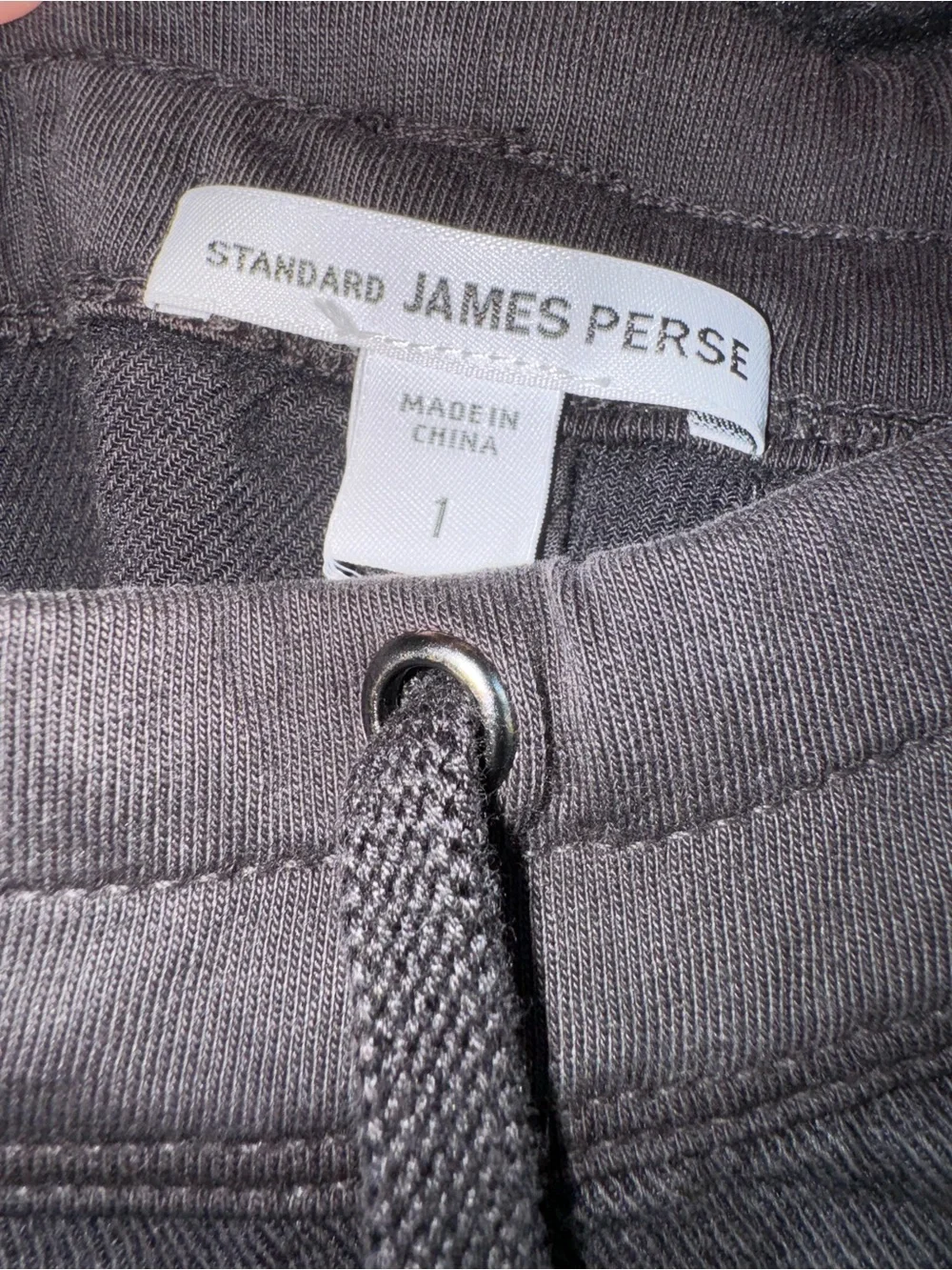 James Perse Standard Dark Gray Utility Cargo Jogger Pants Size 1